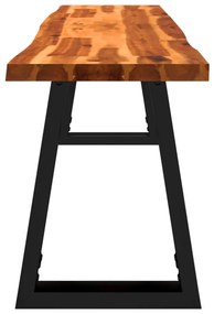 tömör akácfa pad természetes éllel 160 cm