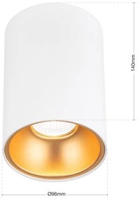 Orion - Spotlámpa STARLIGHT 1xGU10/50W/230V fehér/arany