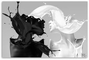 Gario Vászonkép Szerelem fekete-fehérben Méret: 120 x 80 cm