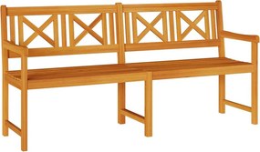 vidaXL Kerti pad Barna 180 x 56 x 90 cm Tömör Akácfa