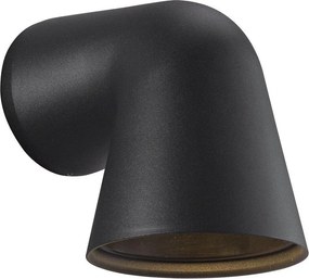 NORDLUX 46801003 FRONT SINLGE Modern Kültéri Fali Lámpa Fekete GU10 IP44