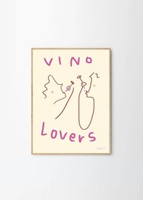 Poszter 50x70 cm Vino Lovers – Ruby Hughes – The Poster Club