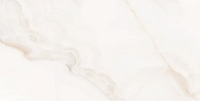 Mexen Onyx Fehér rektifikált, mázas gres G1, padló- és falburkoló lap 120 x 60 cm, fényes - TL106-120-060-01