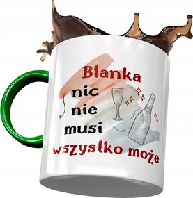 Zöld Bögre Blanka Barátnőknek Ajándék Nyomtatott Fotóval