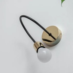 OXFORD fali lámpa 1x E27/15W/230V, arany/fekete