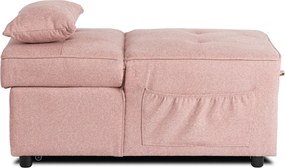 Dönthető, alvófunkciós fotel iberis 67 cm rózsaszín, fotel