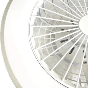 LED Mennyezeti lámpa ventilátorral OPAL LED/48W/230V + távirányítás