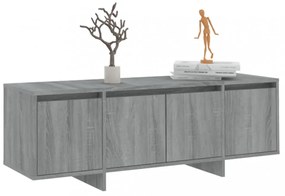 szürke sonoma színű szerelt fa TV-szekrény 120x30x40,5 cm