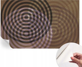 Fotótapéta Öntapadós Design Divatos Hipnotizáló körök 416x254 cm