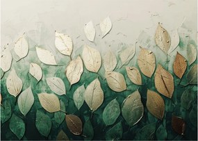 Kép - Arany-zöld levelek (70x50 cm)