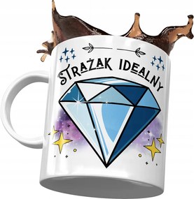 Tűzoltó Születésnapi Bögre Ajándék Nyomtatott Fotóval