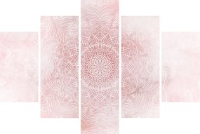 Kép - Rózsaszín mandala (150x105 cm)