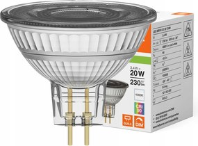 Led izzó MR16 GU5.3 3,4W 20W 230lm 4000K 12V Fényerőszabályozható Ledvance