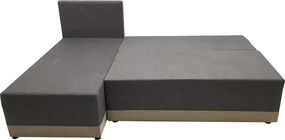 Univerzális ülőgarnitúra, szürke/bézs, ROMAND