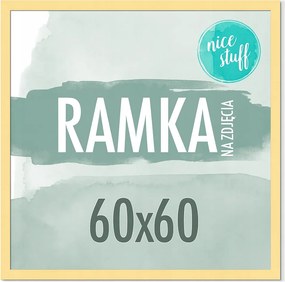 Képkeret 60x60 Képkeret négyzet Mdf Arany