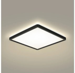 Brilagi Brilagi - LED FĂŒrdĆszobai lĂĄmpa ULTRA SLIM LED/18W/230V 30x30 cm fekete IP54 BG2090