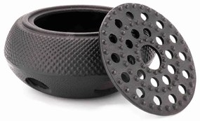 Jang fekete öntöttvas teáskanna-melegítő, ⌀ 14,4 cm - Bredemeijer
