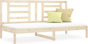 vidaXL tömör fenyőfa kanapéágy matrac nélkül 80 x 200 cm