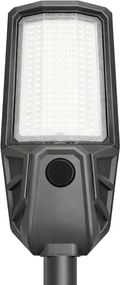 LED dimmelhető utcai lámpa érzékelővel és napelemmel KOBRA 400W/24000 mAh IP65 antracit + távirányító