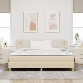 Box Spring Ágy Matraccal Krém 180x200 cm Háló