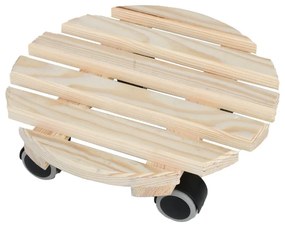 Fa gurulós virágállvány ø 29 cm (magasság 8 cm) Indoor – Esschert Design