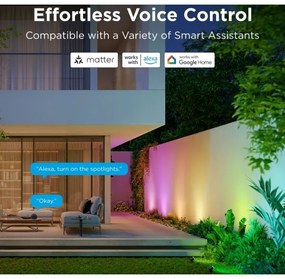 Govee - LED RGBWW Dimmelhető reflektor LED/12W/230V IP67 2700-6500K Wi-Fi