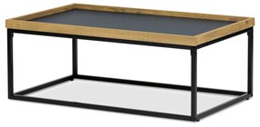 Konferenciaasztal peremmel és kör alakútalapzattal, 100 x 60 x 39 cm