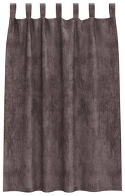 Velúr Függönyök 2 db Gombfüles Barna 175x140 cm