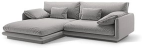 Világosszürke sarokkanapé (bal oldali) Torino – Micadoni Home
