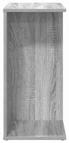 éjjeliszekrények 2db szürke sonoma 46,5x29x61cm szerkesztett fa