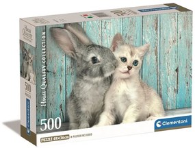 Puzzle Cat & Bunny