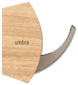 Natúr színű nyárfa fali fogas Flip – Umbra