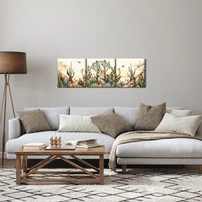Kép - Sivatag, akvarell (órával) (90x30 cm)