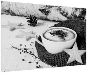 Kép - Téli cappuccino (90x60 cm)