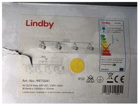 Lindby Lindby - LED Spotlámpa SULAMITA 4xGU10/5W/230V LW1138