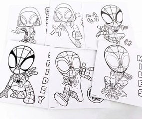 Pókember Spidey Friends számos kifestő szett