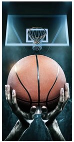 Kosárlabda Backboard fürdőlepedő, strand törölköző 70x140cm