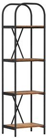 Könyvespolc Régi fa 40 x 30 x 146 cm Faanyag