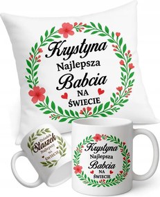 Bögre párna szett Nagymama És Nagypapa Napja Név nyomtatás