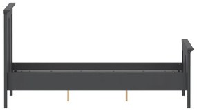 Szürke franciaágy 140x200 cm Paris – Tvilum