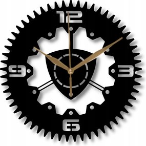 Falióra Loft Industrial Fogaskerék Arab számok 35 cm