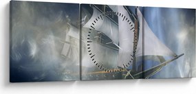 Kép - Szellemhajó (órával) (90x30 cm)