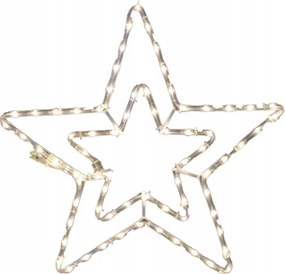 2x Led karĂĄcsonyi csillag ablakba 12W/230V, meleg fehĂ©r szĂnƱ, IP44