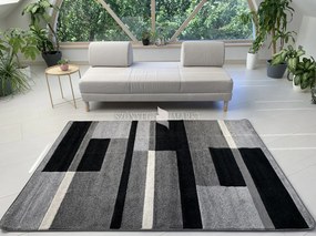 Comfort 4738 szürke modern szőnyeg 60 cm-es szett