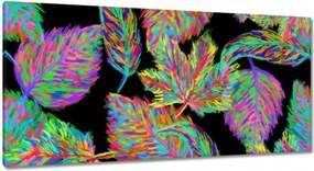 Vászonkép 115x55 Színes levelek Levelek