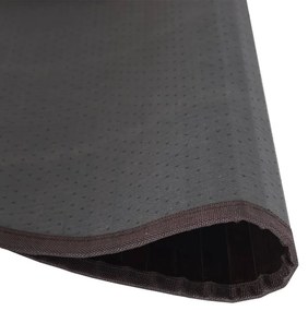 kerek sötétbarna bambusz szőnyeg 80 cm