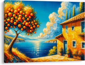 Kép - Ház narancsokkal II. (70x50 cm)