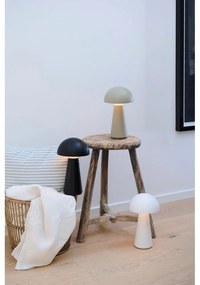 Szürke LED asztali lámpa távirányítóval (magasság 28 cm) Sam – Sirius