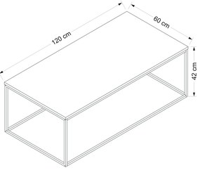 Dohányzóasztal Tibor (dió). 1072988
