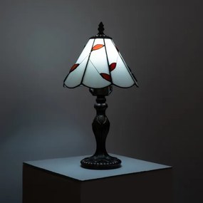 BRILAGI - Tiffany-stílusú ólomüveg asztali lámpa FOLIA 1xE27/60W/230V